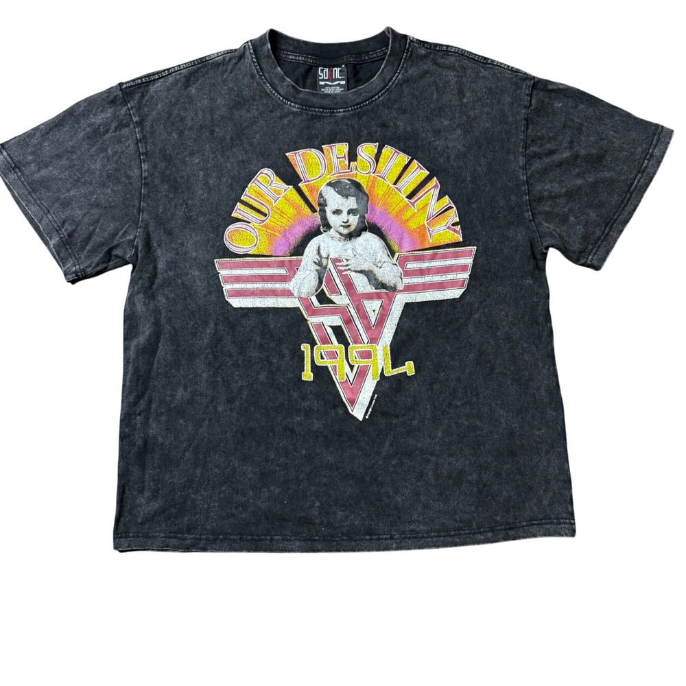 Saint Michael Our Destiny 1994 Graphic T-Shirt‎ Sonic Heavyweight Cotton Japan